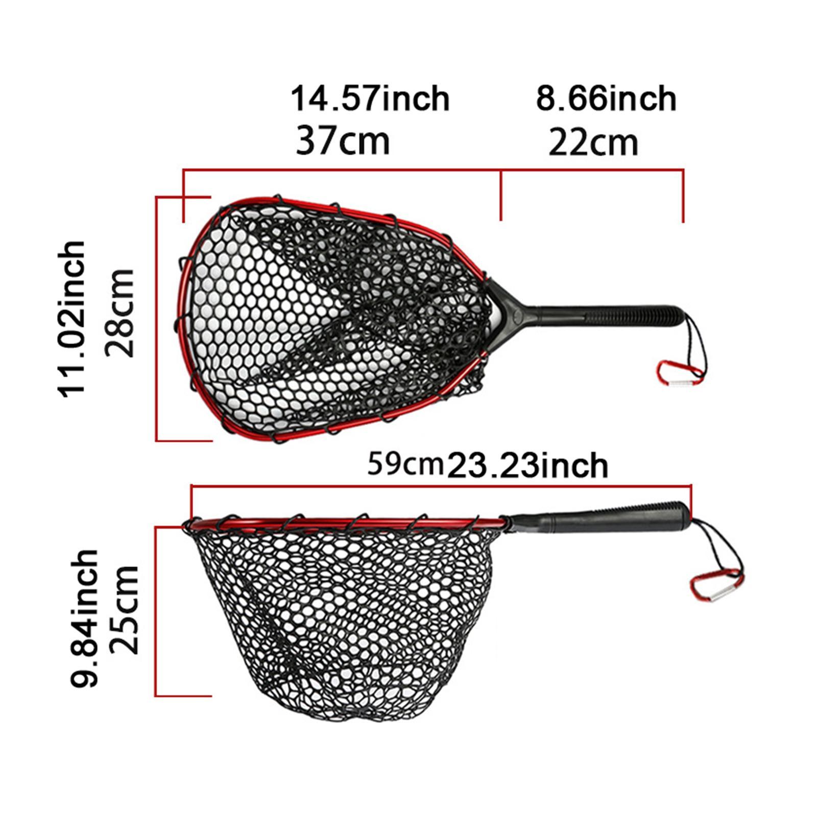 Fishing Net Silicone Mesh Ligh - огляд і ціна Landing Net Telescopic