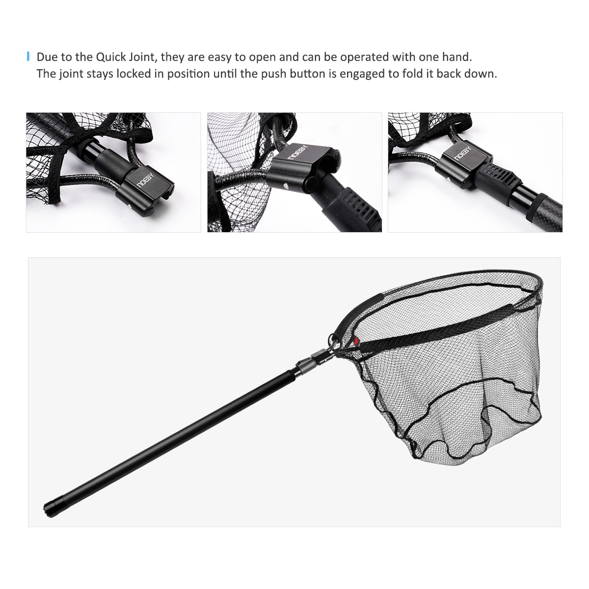 NOEBY Telescopic Landing Net F - огляд і ціна Landing Net Telescopic