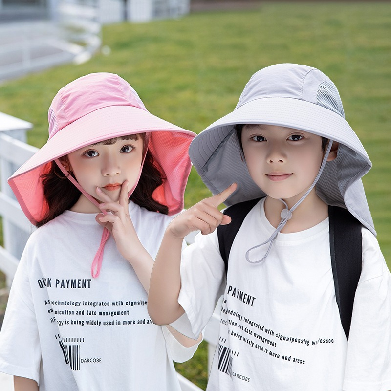 Kids Sun Hat with Neck Flap UV - огляд і ціна Fishing Equipment Kids
