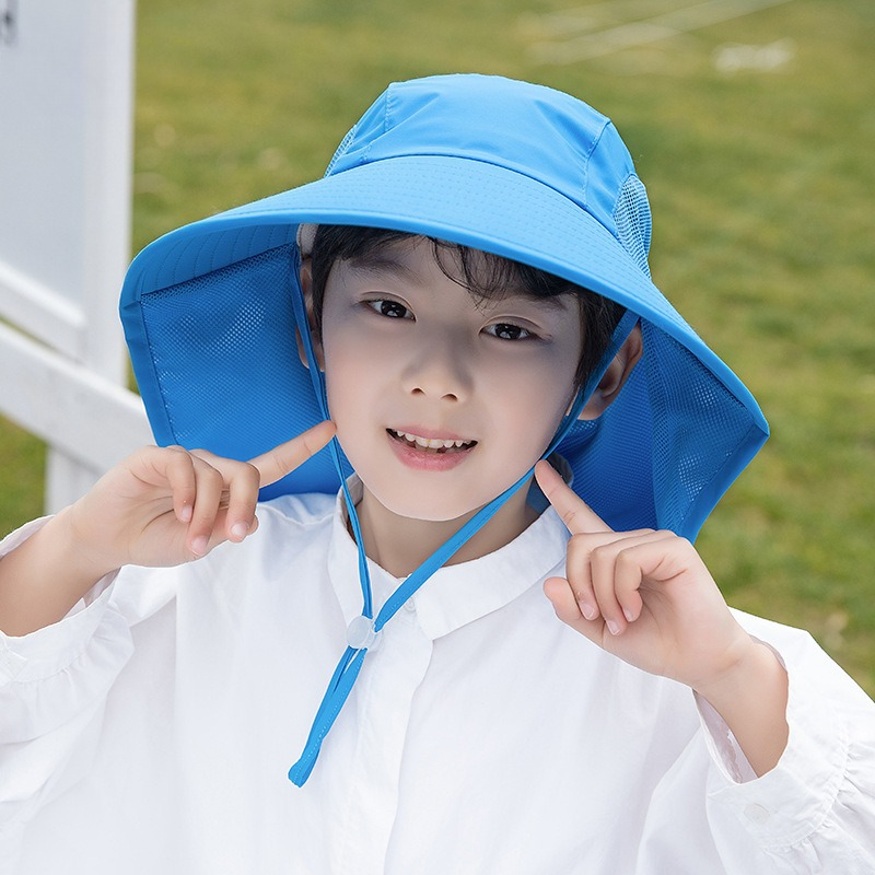 Kids Sun Hat with Neck Flap UV - огляд і ціна Fishing Equipment Kids