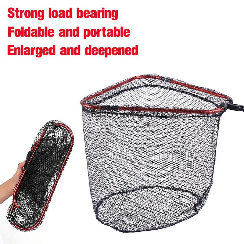 Aluminum Alloy Rubber Coated F - огляд і ціна Landing Net Telescopic