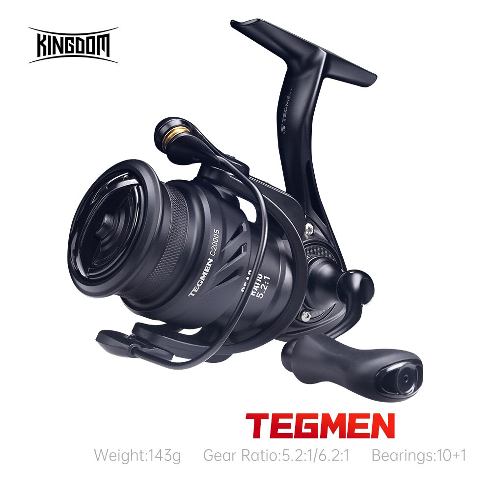 Kingdom Tegmen 5.2:1 6.2:1 143 - огляд і ціна Fishing Equipment Daiwa