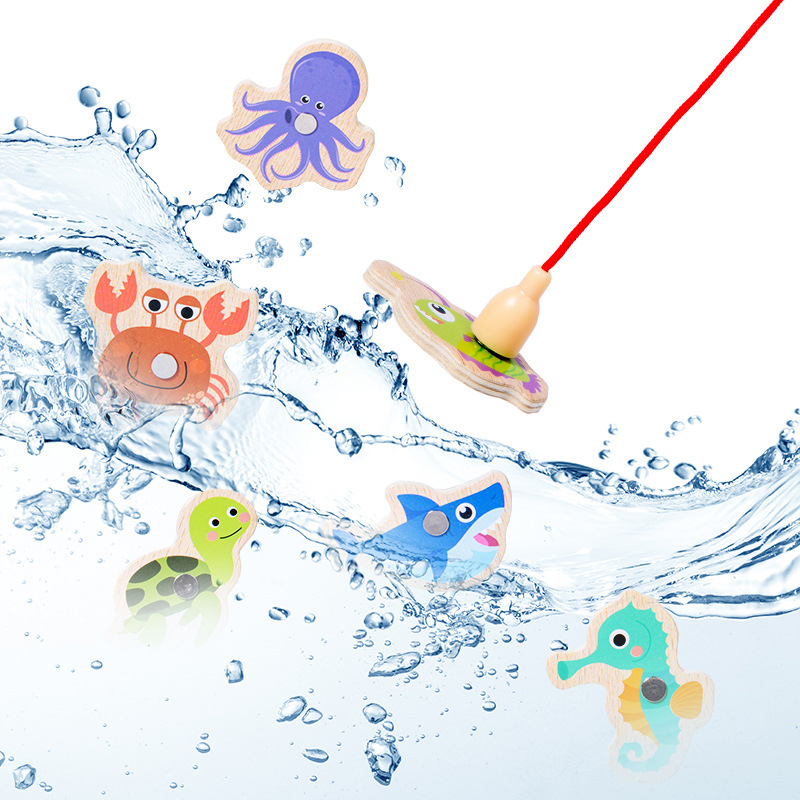 Wooden Magnetic Fishing Toys f - огляд і ціна Fishing Equipment Kids