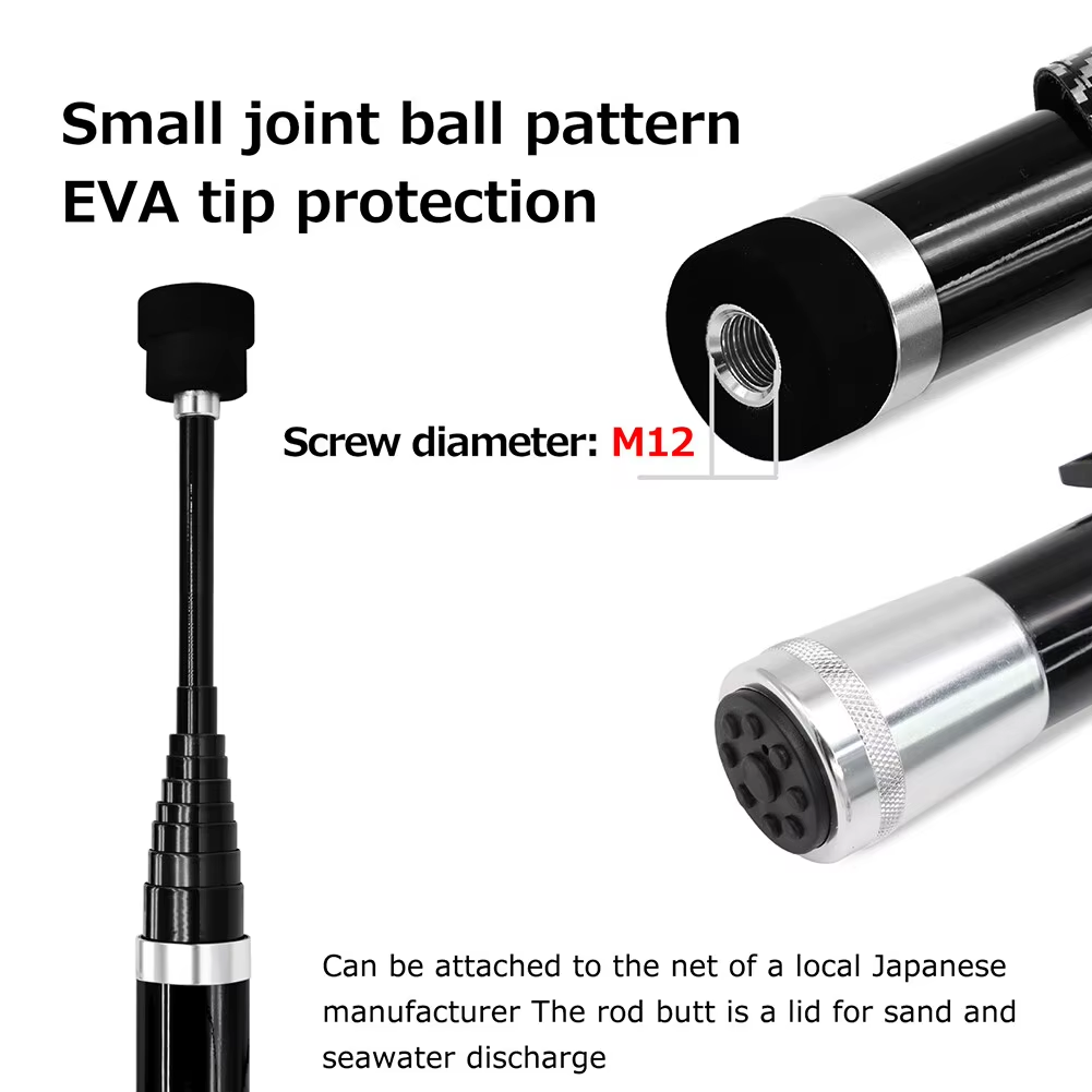 SANLIKE 3m Black Telescopic Ca - огляд і ціна Landing Net Telescopic