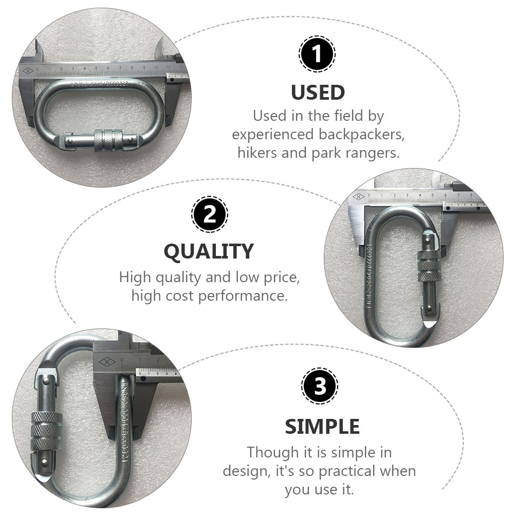 2Pcs Safety Lock Buckles Steel - огляд і ціна Fishing Hook